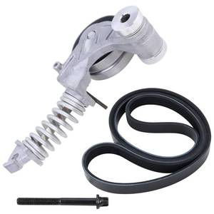 lot 46342 image: Belt Tensioner Assembly With Pulley With Serpentine Belt Compatible With 2011-2016 Chevy Cruze 2012-2019 Sonic 2013-2020 Trax 2016 Cruze Limited 2013-2020 Buick Encore Replace#55565236 5PK1400 - Retail $29