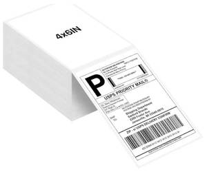lot 46372 image: 4x6 Thermal Labels 240 PCS, Shipping Labels, Strong Adhesive Thermal Label, White Printer PaperLabel, 11 Pack. - Retail $55