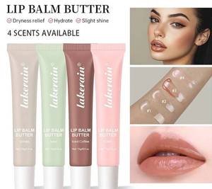 lot 46290 image: 4 PCS Lip Glossy Butter Balm Set, Tinted Lip Balm Instant Moisture and Hydration Lip Gloss, Long Lasting Hydrating Glow Reviver Lip Care Oil, Christmas Makeup Gift for Women - Retail $10