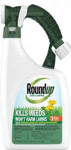 lot 46330 image: Roundup for Lawns�� Ready-to-Spray, Tough Weed Killer for Use on Northern Grasses, 32 fl. oz. - Retail $20