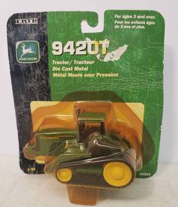 lot 39 image: Collectible 2002 Unopened ERTL Die Cast 164 Scale - John Deere 9420T Tractor #15233 - in Original Blister Package