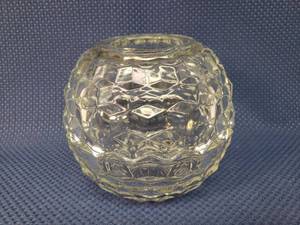 Vintage Homeco Cubist Clear Glass Fairy Lamp - 2-Pc Ball Shape Candle Lantern - 5in D
