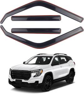 lot 6054 image: $56 4 Pk In-Channel Rain Guards for 2025-2026 GMC Terrain, Smoke Black