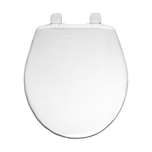 lot 6060 image: BEMIS 730SLEC 000 Slow-Close Toilet Seat, Round, Plastic, White