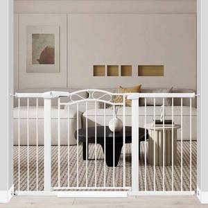 lot 6080 image: $123 Fairy Baby 54.3-57 Extra Wide Indoor Baby Gate, Walk-Thru