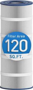 lot 6097 image: $57 Pool Filter Cartridge for Hayward C1200 CX1200RE, 125 Sqft, 1 Pack