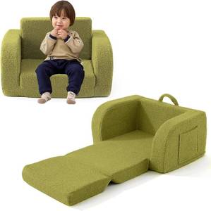 lot 6105 image: Toddler Couch 2-in-1 Chair for 1-3 Years, Convertible Sofa