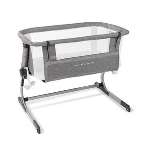 lot 6125 image: $180 Baby Delight Beside Me Bassinet & Bedside Sleeper - Charcoal