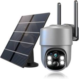 lot 6132 image: 4G LTE Cellular Security Camera, Outdoor Solar-Powered