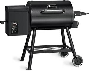 lot 6174 image: $270 KingChii Pellet Grill & Smoker Side Shelf, 456, PID 180-425 F