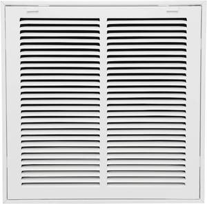 lot 6192 image: $47 Howeall 14W x 14H Steel Return Air Filter Grille, Removable Face