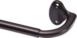 lot 6247 image: Amazon Basics Room Darkening Curtain Rod, 28-48 in, Dark Bronze