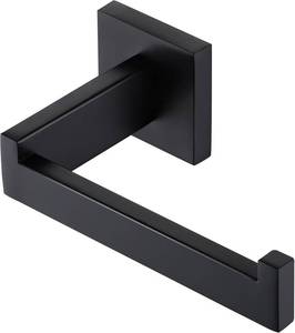 lot 6281 image: LANC Black Toilet Paper Holder, Wall Mounted SUS304, A8807MB