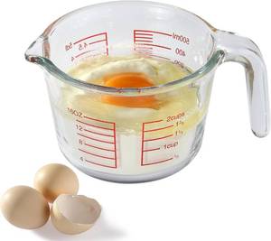 lot 6284 image: VRUIFA Measuring Cup 16 oz, Safe for OvenMicrowaveDishwasher