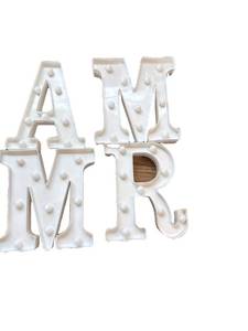 lot 6301 image: Battery operated letters