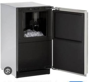 lot 14762 image: U-Line 3000 Series 18 Inch Built-In Clear Ice Machine - 34x17.5