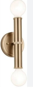 lot 14829 image: 2 Light Wall Sconce