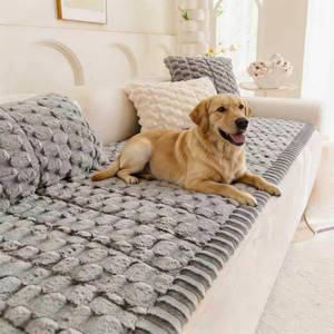 lot 907 image: Pet Couch Cover for Dogs Washable Pet-Friendly Dog Sofa Protector for Furniture Boho Pets Mat for Couches and Sofas
