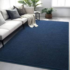 lot 939 image: Rugs for Bedroom Living Room, 4x6 ft Navy Blue Area Rug, Washable Memory Foam Indoor Carpet, Modern Aesthetic Minimalist Non-Slip Carpets for Boys Girls Adults Home Decor