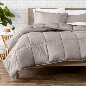lot 1340 image: Bare Home Comforter Only - Queen Size - All Season Warmth (Queen, Khaki)