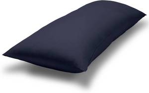 lot 1354 image: Bare Home Microfiber Body Pillow Cover - Ultra Soft - Cooling Pillowcase - Double Brushed - Pillowcase with Zipper Closure - Easy Care (20x54 Body Pillow Cover, Midnight Blue)