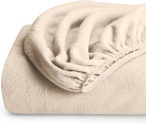 lot 1395 image: Bare Home Super Soft Fleece Fitted Sheet - Twin Extra Long Size - Extra Plush Polar Fleece, No-Pilling - Deep Pocket - All Season Cozy Warmth (Twin XL, Sand)