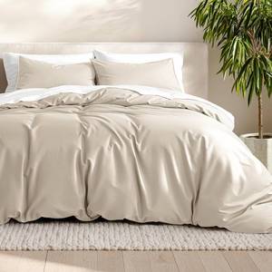 lot 1402 image: Bare Home Bedding Duvet Cover King Size - Premium 1800 Super Soft Collection - Lightweight, Cooling - Soft Breathable Bedding Duvet Cover (King, Sand)