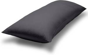 lot 1414 image: Bare Home Microfiber Body Pillow Cover - Ultra Soft - Cooling Pillowcase - Double Brushed - Pillowcase with Zipper Closure - Easy Care (20x54 Body Pillow Cover, Forged Iron Grey)