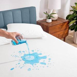 lot 1543 image: Bare Home King Size Mattress Protector - 100% Waterproof & Breathable - Premium Cooling Mattress Cover - Protects Against Spills - Vinyl Free Noiseless - Protect Your Mattress (King, White)
