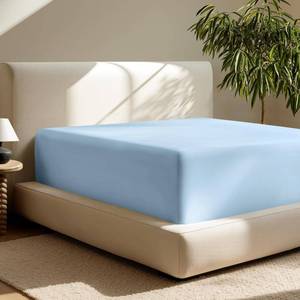 lot 1589 image: Bare Home Twin XL Fitted Sheet - Extra Deep Pocket Fitted Sheet - Premium 1800 Microfiber - Ultra-Soft Wrinkle Free (Twin XL - 11 to 22 Pocket, Light Blue)