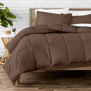 lot 1601 image: Bare Home Comforter Set - Full Size - Alternative - Premium - All Season Warmth (Full, Cocoa)