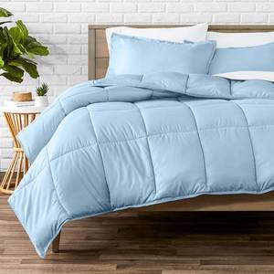 lot 3122 image: Bare Home Comforter Set - Queen Size - Ultra-Soft - Goose Down Alternative - Premium 1800 Series - Reversible - All Season Warmth (Queen, Coronet Blue)
