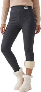 lot 3372 image: niyokki Cashmere Leggings Sherpa Fleece Women Size 2XL