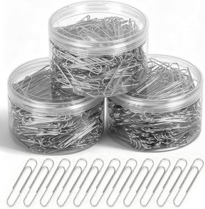 lot 5046 image: 1200 Pcs Large Paper Clips, 2 inch Jumbo Paper Clips, Big Paperclips Smooth for School Office Supplies