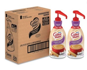 lot 7248 image: Nestle Coffee-mate Coffee Creamer, Sweetened Original, 50.7 fl. oz., 2 pk
