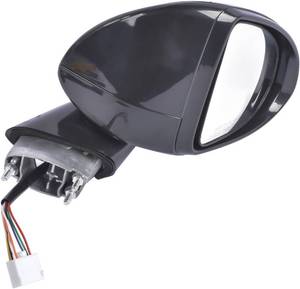 lot 7259 image: Passenger Right Side Mirror Replacement for Hyundai Sonata 2020 2021 2022 87620-L0010 Power Adjust Heated Manual Folding with Turn Signal Light Blind Spot, Color White