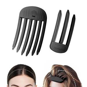 lot 7636 image: 2Pcs Volumizing Hair Clips for Women,Easy High Crown Volume Tool, No Crease Hair Root Lifting Clips for a Natural Puffy Lazy Hairstyle, Pink