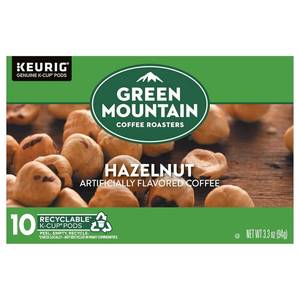 lot 9445 image: Green Mountain Coffee Roasters, Hazelnut Flavored Coffee, 3.3 Ounce