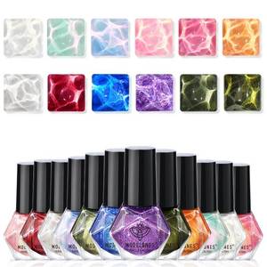 lot 9478 image: modelones Nail Polish Set, 12 Colors Winter Sparkle Dark Green Red Glitter Silver Champagne Burgundy Gold Nail Polish Set Quick DIY Finger Nail Polish Manicure DIY Nail Art Salon Home Gift