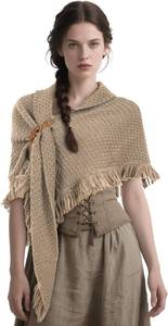 lot 9675 image: HOMELEX Medieval Post Apocalyptic Scarf Renaissance Shawl Triangle tassel for Men and Women