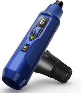 lot 9677 image: 7-Speed Dog Nail Grinder with LED Light   Ultra Quiet Electric Pet Nail Trimmer for Large Dogs & Cats   Professional Grooming Tool with Dust Collector, One-Hand Speed Control & Instant Stop Safety