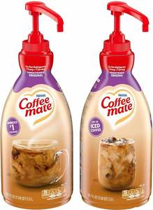lot 9739 image: Coffee mate Sweetened Original Liquid Creamer Pump Bottle - Gluten-Free - Sweetened Original Flavor - 50.72 fl oz (1.50 L) - 2Carton - 300 Serving