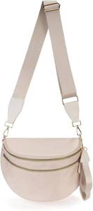 lot 9740 image: FEIBOON Spacious Nylon Crossbody Bag Bum Bag Handbags Wallets Purses Trendy Shoulder Bag for Women