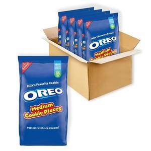lot 9770 image: OREO Medium Cookie Pieces, 4 - 2.5 lb Bags