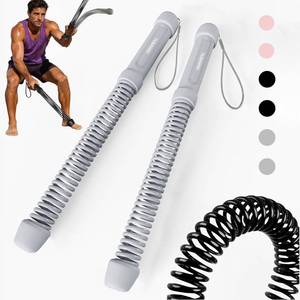 lot 9800 image: Ropeless Battle Ropes for Home Gym-Portable Cordless Training Rope Fitness Equipment for Men & Women,Weighted Workout Ropes for HIIT,Versatile Exercise Equipment for Home and Travel Exercise(Grey)