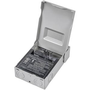 lot 9860 image: AC Disconnect Box Outdoor, CNAODUN 30 Amp Disconnect 120240 Volt 2 Pole 1 Phase 3wire Waterproof Pull Out Switch Metal Box for Air Conditioner Non-Fused UL Listed