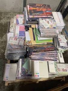 lot 9873 image: Pallet of 2026 Calendars and 2026 Daily Planners, Over 300