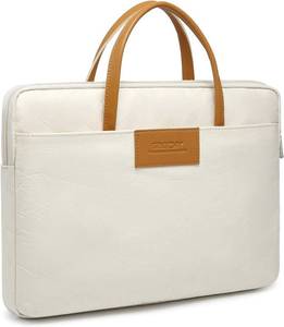lot 9920 image: 15-16 Inch Shockproof Laptop Sleeve with Handle, Computer Bag for MacBook Pro 16 M4M3M2M1 ProMax, MacBook Air 15 M4M3M2, 15.6 Inch Chromebook, 16 Inch TUF Gaming, Inspiron 16, Meringue