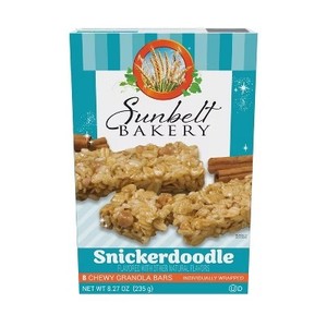 lot 10032 image: Sunbelt Snickerdoodle Granola Bars - 8.27oz8ct