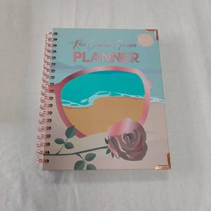 lot 10054 image: Rose Colored Glasses Planner, Undated Life Planner with Daily Weekly Monthly Layouts, Activity Tracker, Spiral-Bound